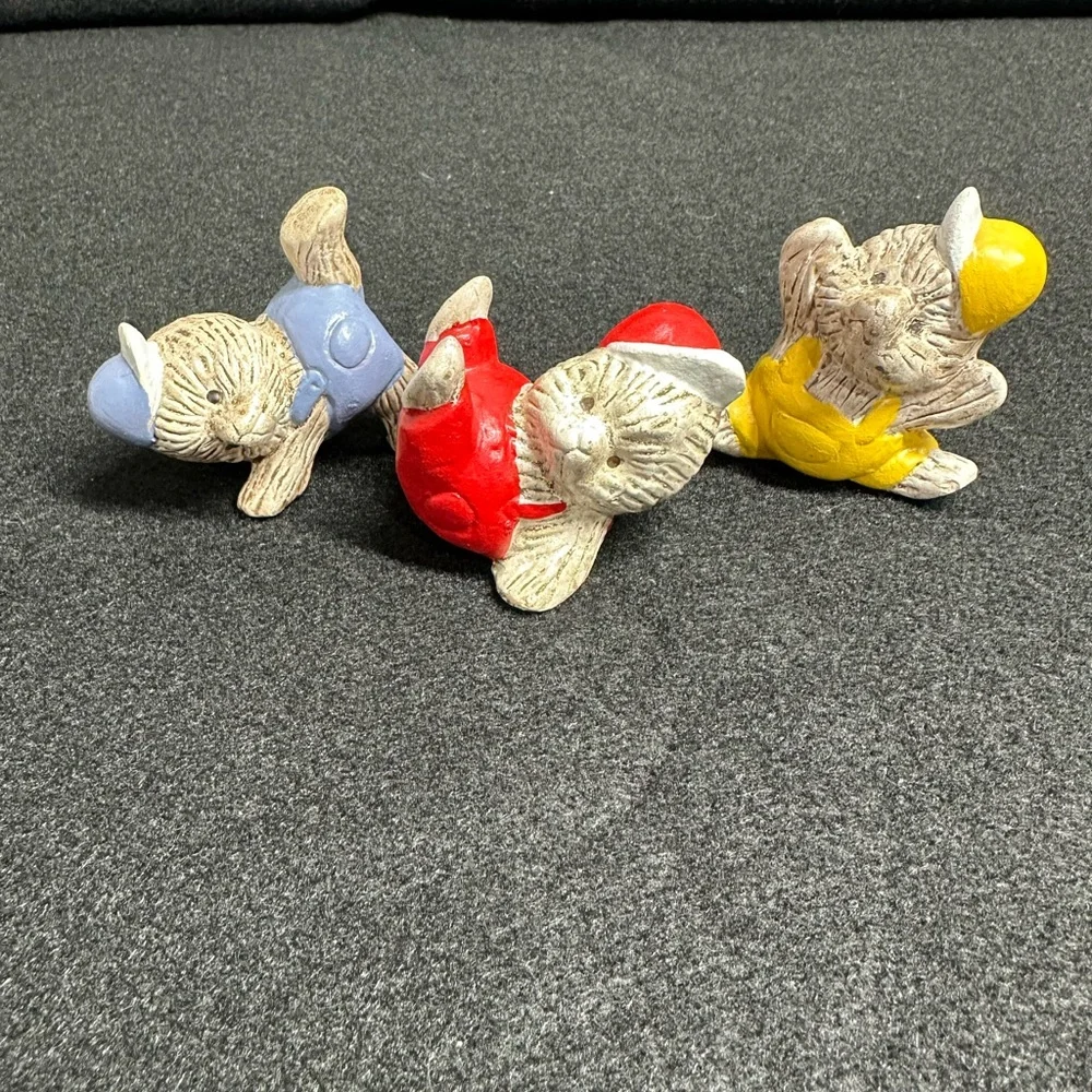 Vintage Japan Style Anthropomorphic Mouse Figurines Set Of 3 Josef Style